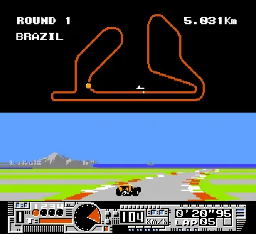 Michael Andretti's World GP (USA) screen shot game playing